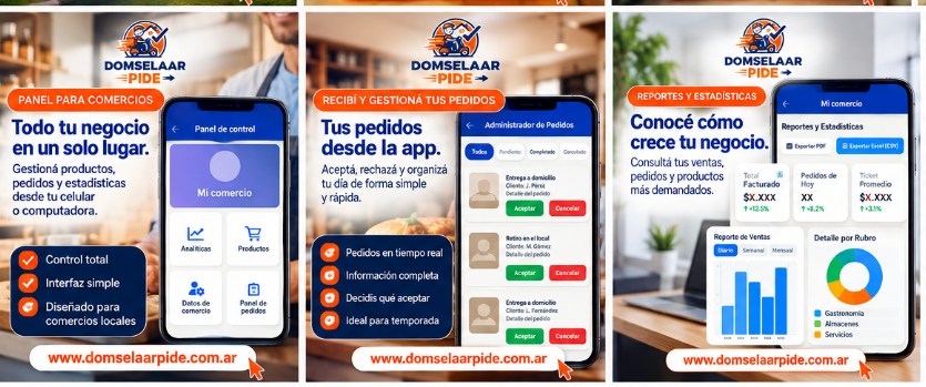 Campaña Domselaar Pide: ventajas para comercios